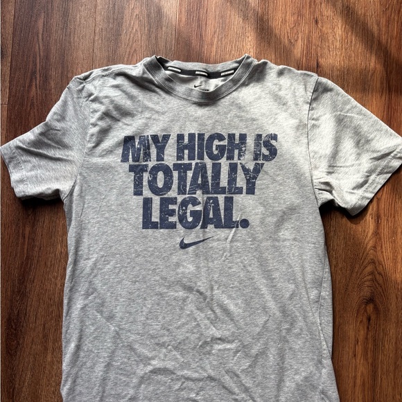 Nike Tops - Nike Dri-FIT Heather Gray Tee